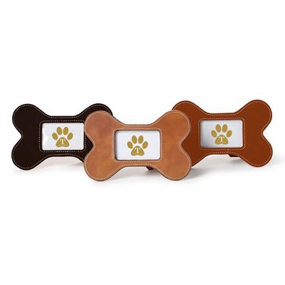 Leather Dog Bone Frame
