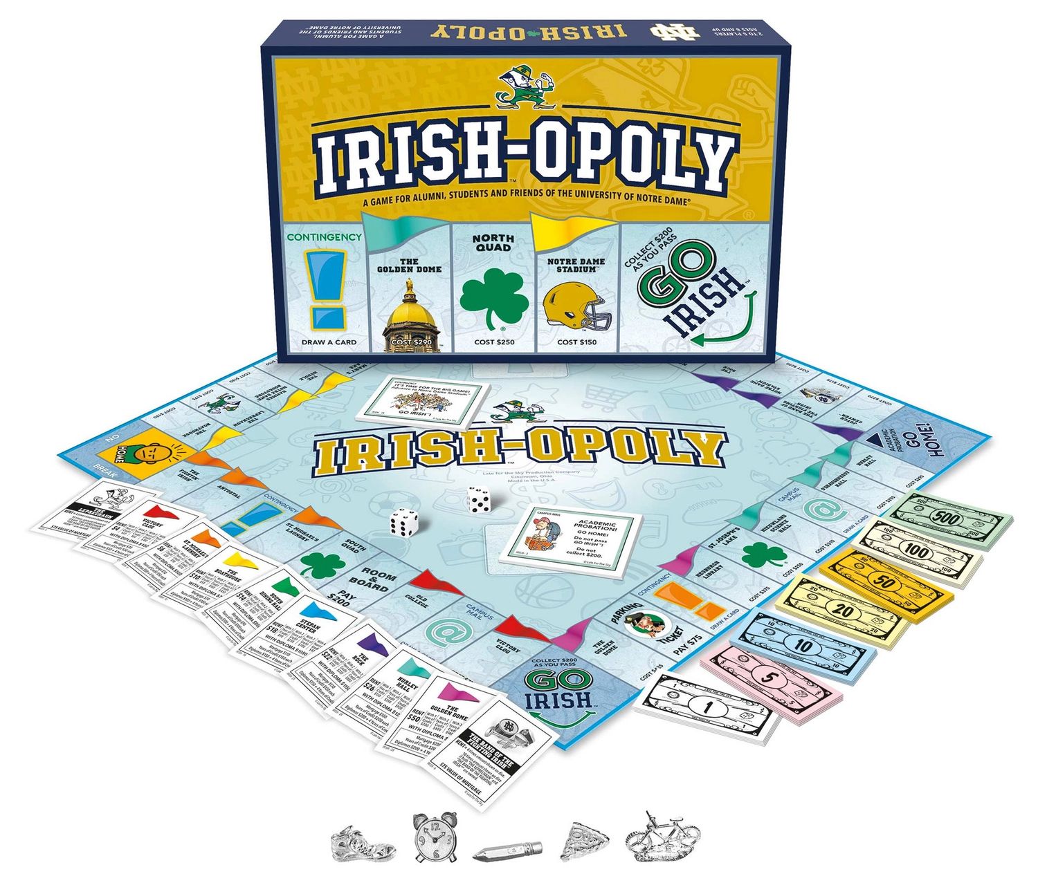 Irish-Opoly Notre Dame Game