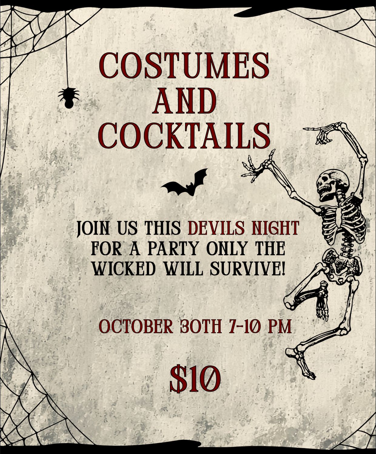 COSTUMES &amp; COCKTAILS Ticket