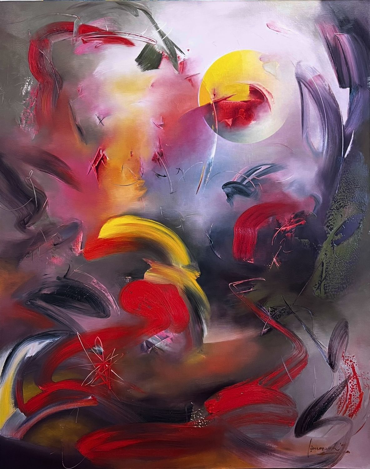 World Of The Unseen 48&quot;x60&quot; - Dina Herrmann