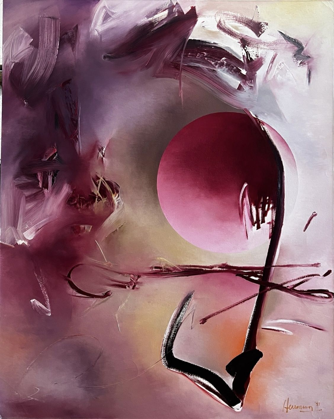 Suspended By A String 48&quot;x60&quot; - Dina Herrmann