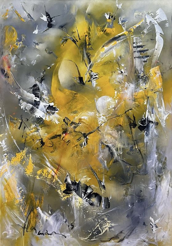 Before The Rain 34&quot;x48&quot; - Dina Herrmann