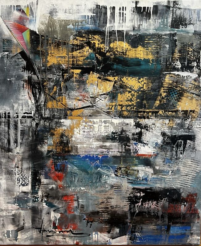 After the Fire 50&quot;x42&quot; - Dina Herrmann