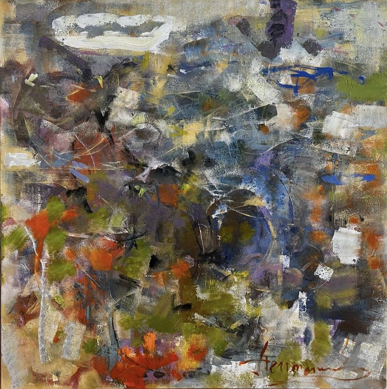 Lies 36&quot;x36&quot; - Dina Herrmann