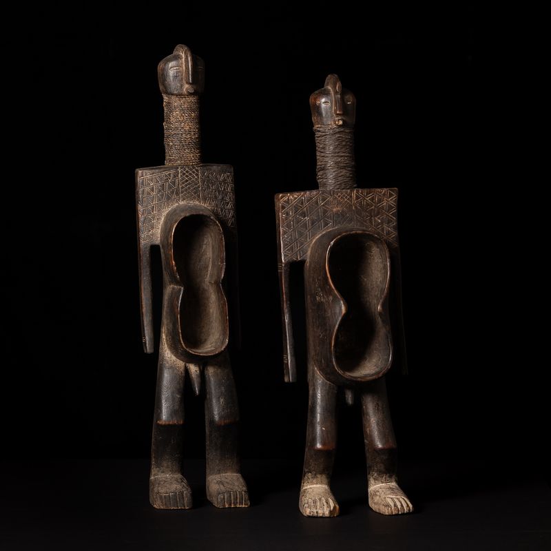 Antique Koro Cup Statue