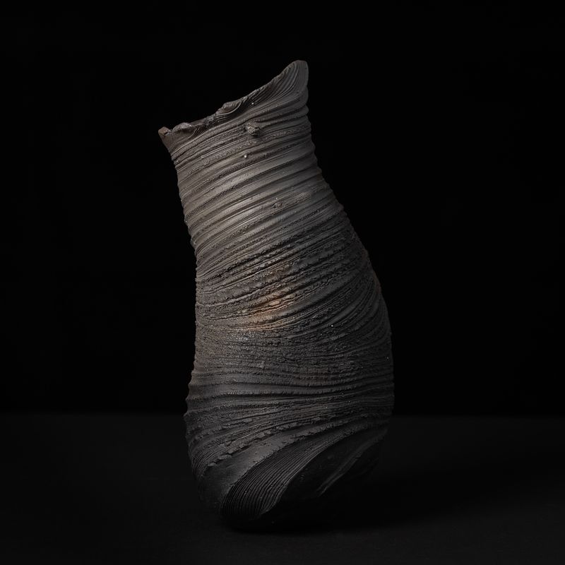Kazuya Ishida - Tall Spiral Vessel