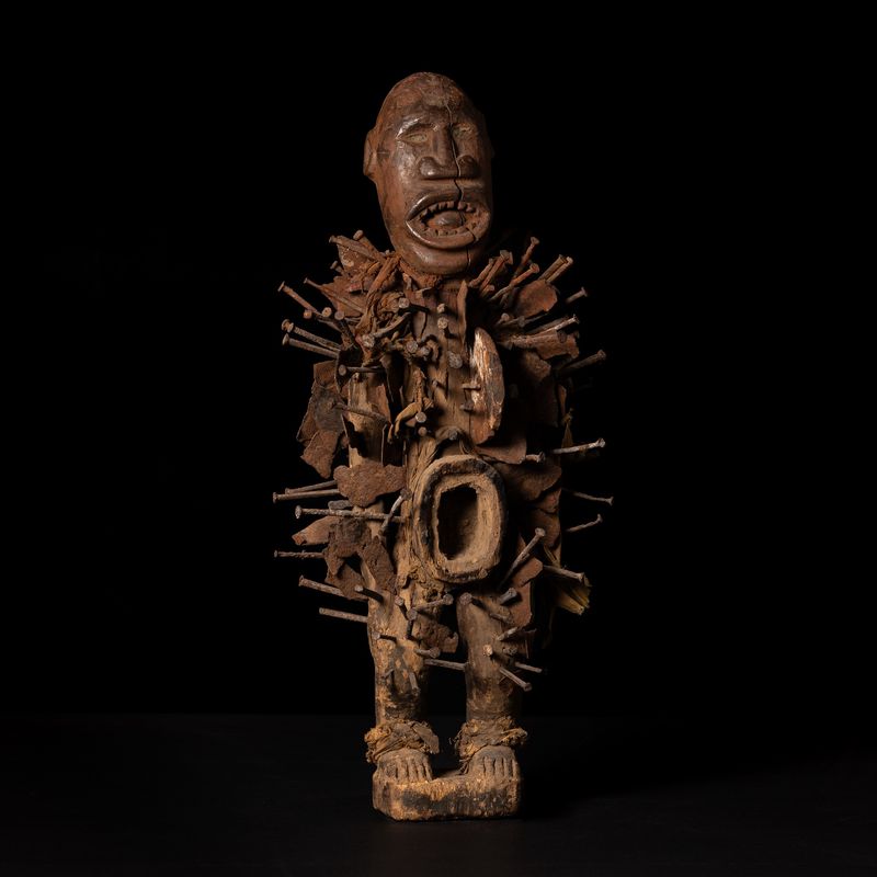 Vintage African Nkisi Nkondi