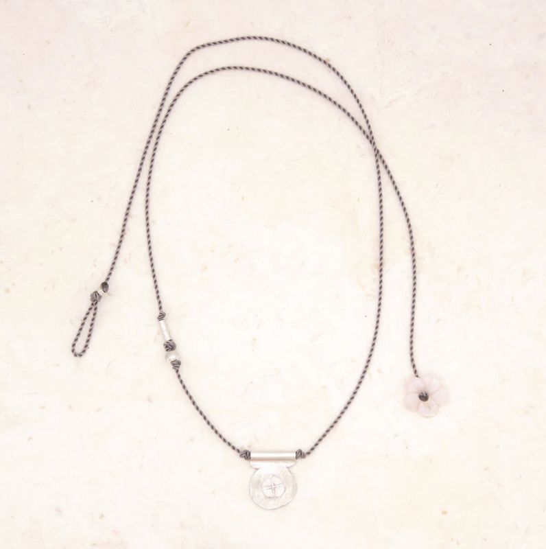 River Song - Sterling Silver Circle Talisman Necklace