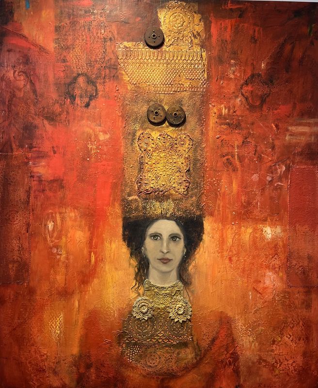 Bright Mind 45" x 37" - Randall Lagro