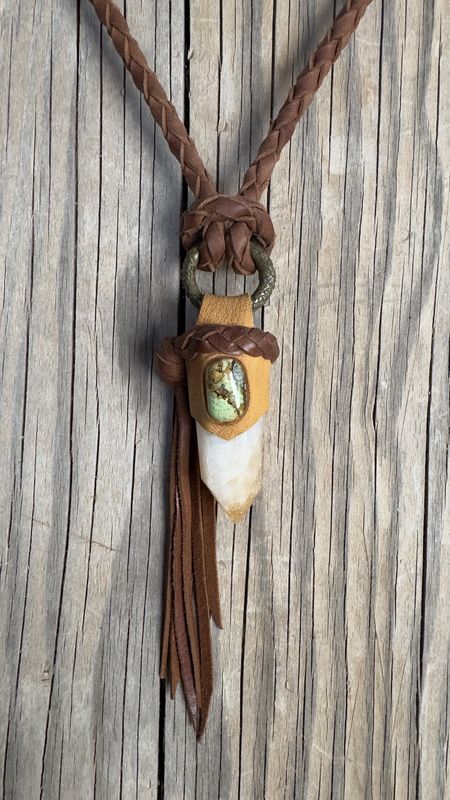 Citrine &amp; Gaspeite Necklace - KH