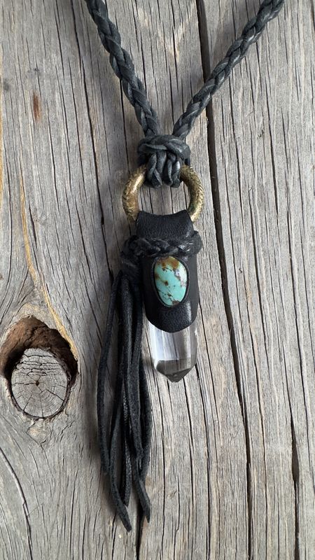 Quartz &amp; Royson Turquoise Necklace - KH