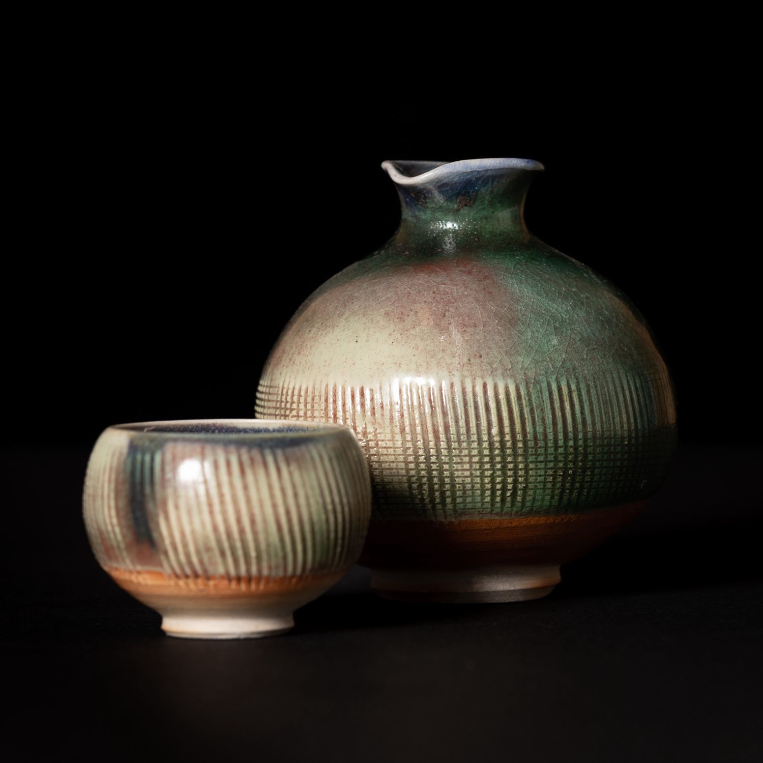 Jamille Cucci - Sake Bottle and Cup