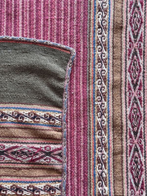 Vintage Peruvian Handwoven Manta - Daniela
