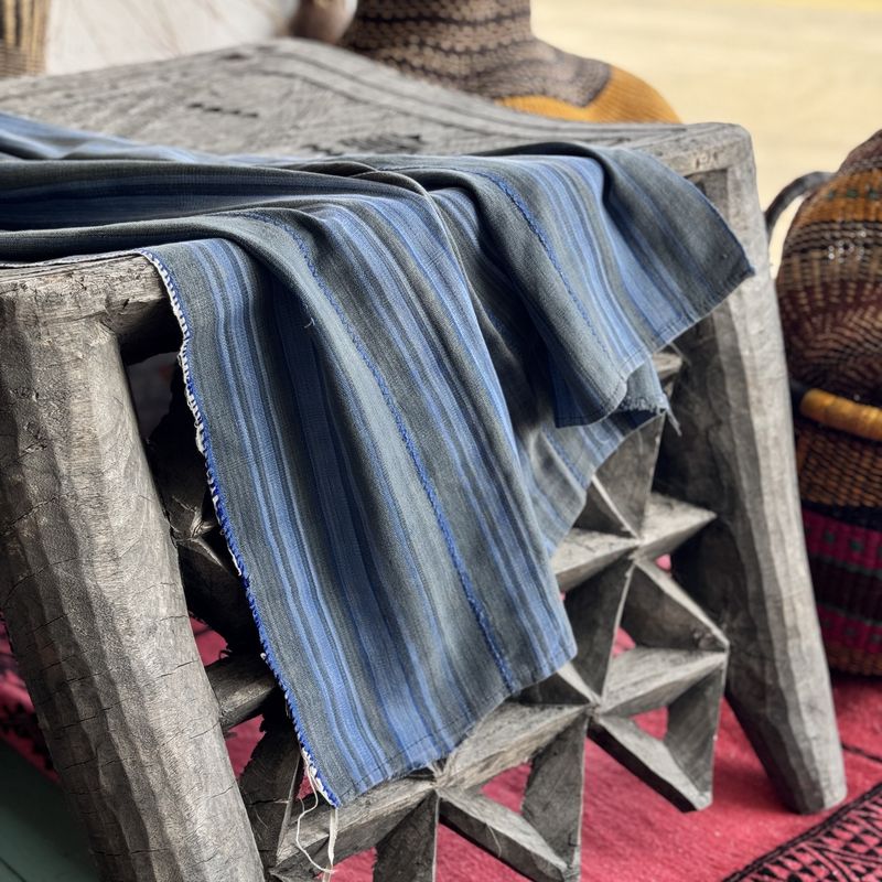 Vintage Indigo Textile, Sierra Leone - Isatu