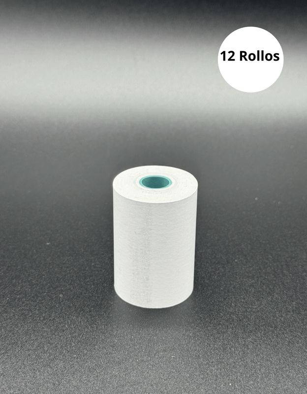 Rollo Termico 57 mm x 40 mm, 12 rollos