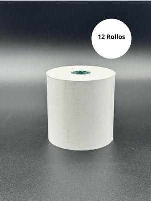 Rollo Termico 80 mm x 80 mm, 12 rollos