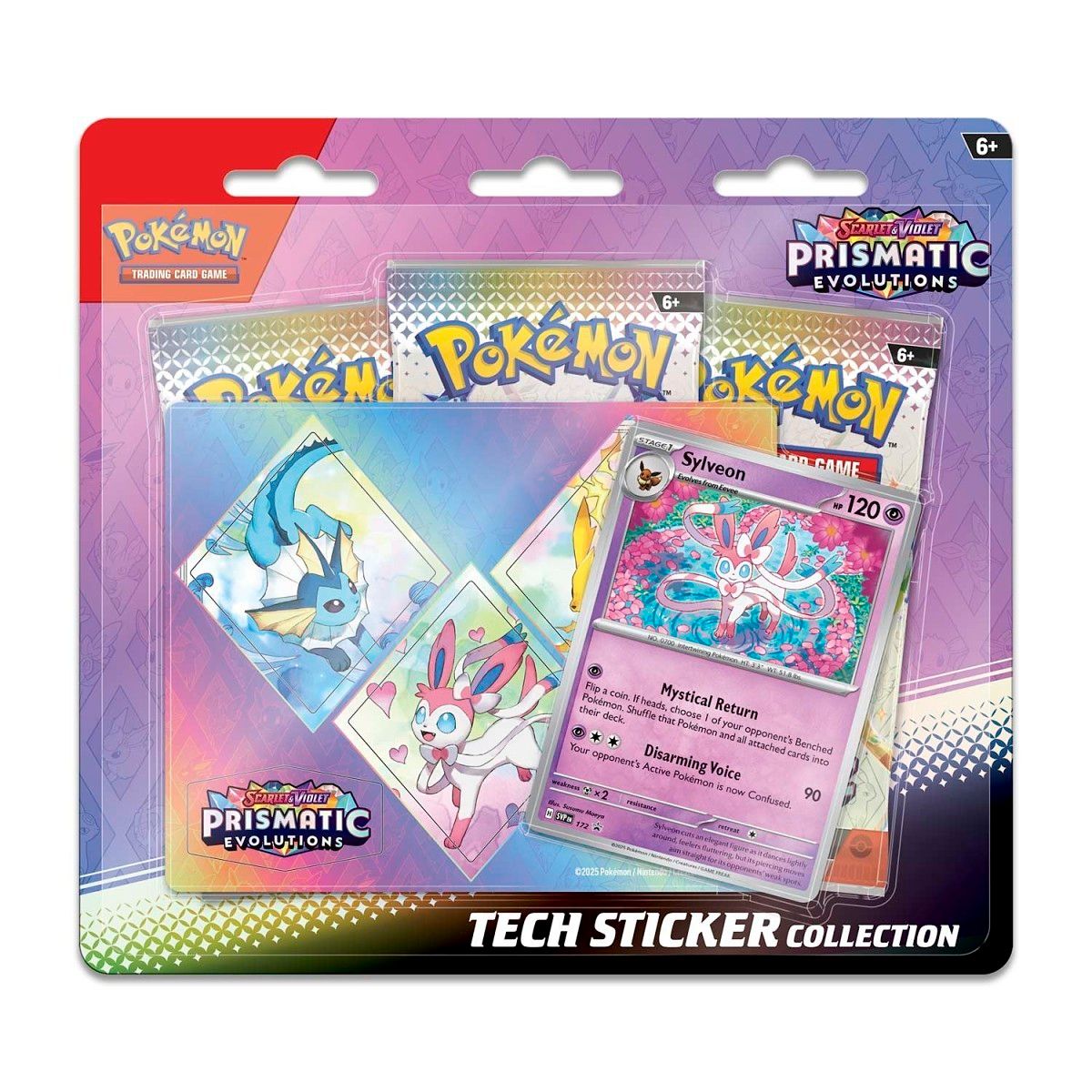 Prismatic Evolution Tech Sticker Collection (Random)