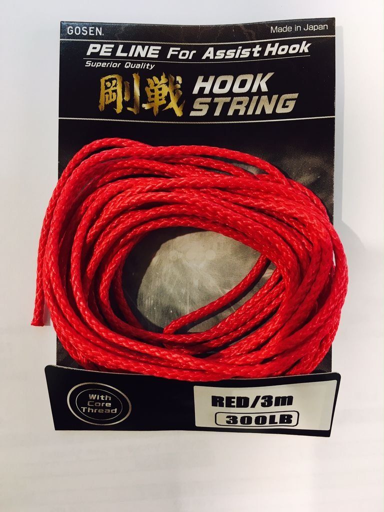 Gosen PE Jigging assist cord 3m 250lb