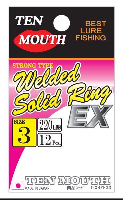 Ten Mouth welded solid ring TM27 100kg size 4