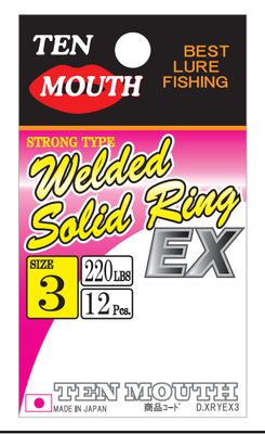 Ten Mouth welded solid ring TM27 83kg size 3