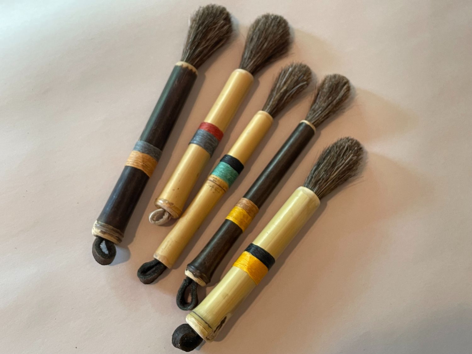 Decorating Brush - big/broad round-headed brown horsehair brushes –Slip and Glaze brushes - PRICE IS FOR ONE BRUSH