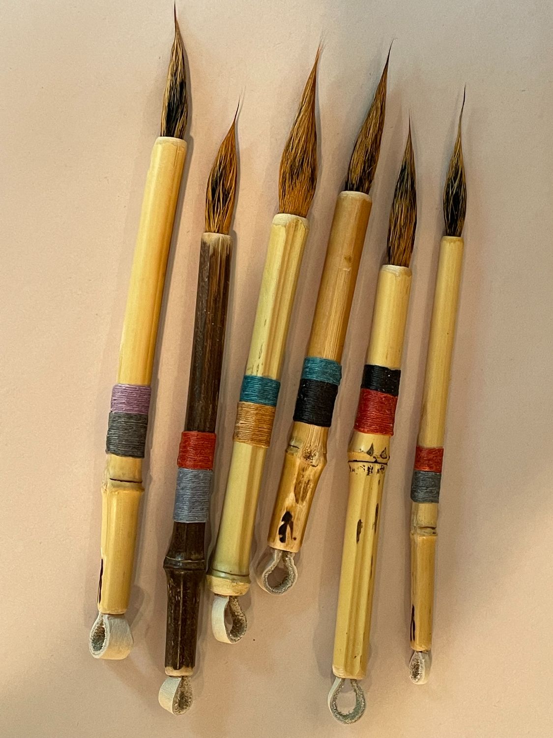 Decorating Brush - pointed calligraphy style - mostly red squirrel tail - PRICE IS FOR ONE BRUSH