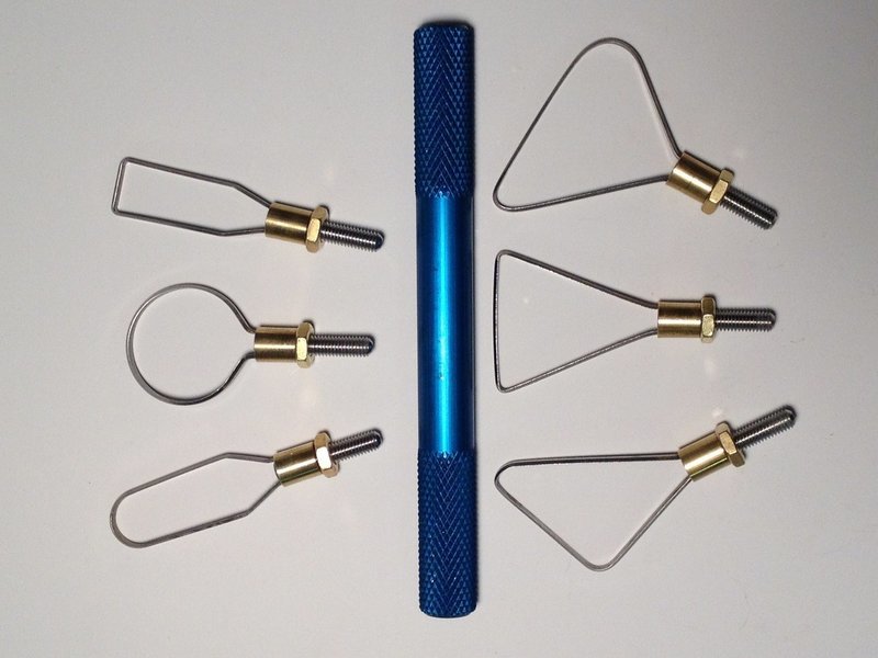 Trimming Tool Set - 1 Handle &amp; 6 Assorted Blades