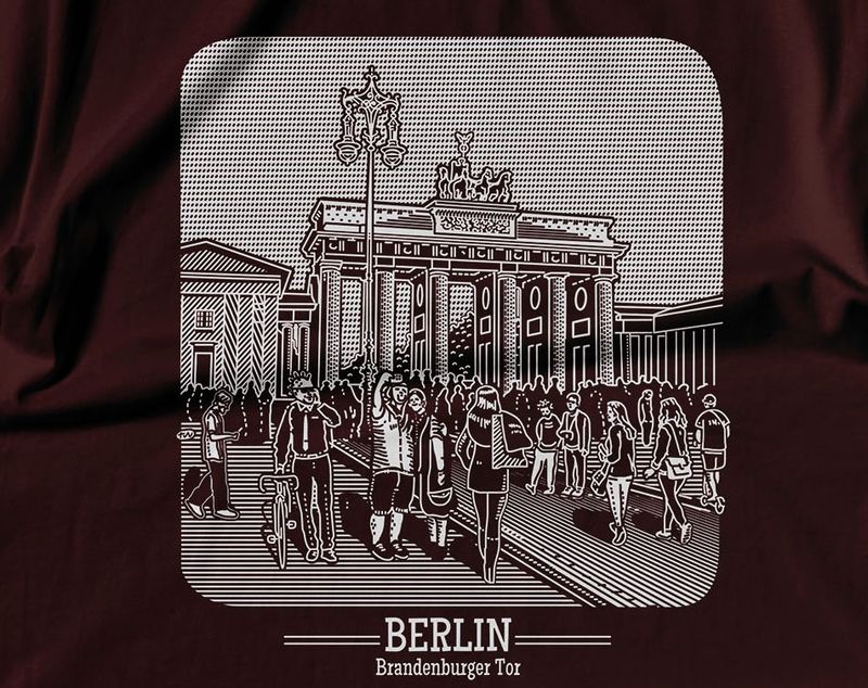 T-Shirt Brandenburger Tor Men