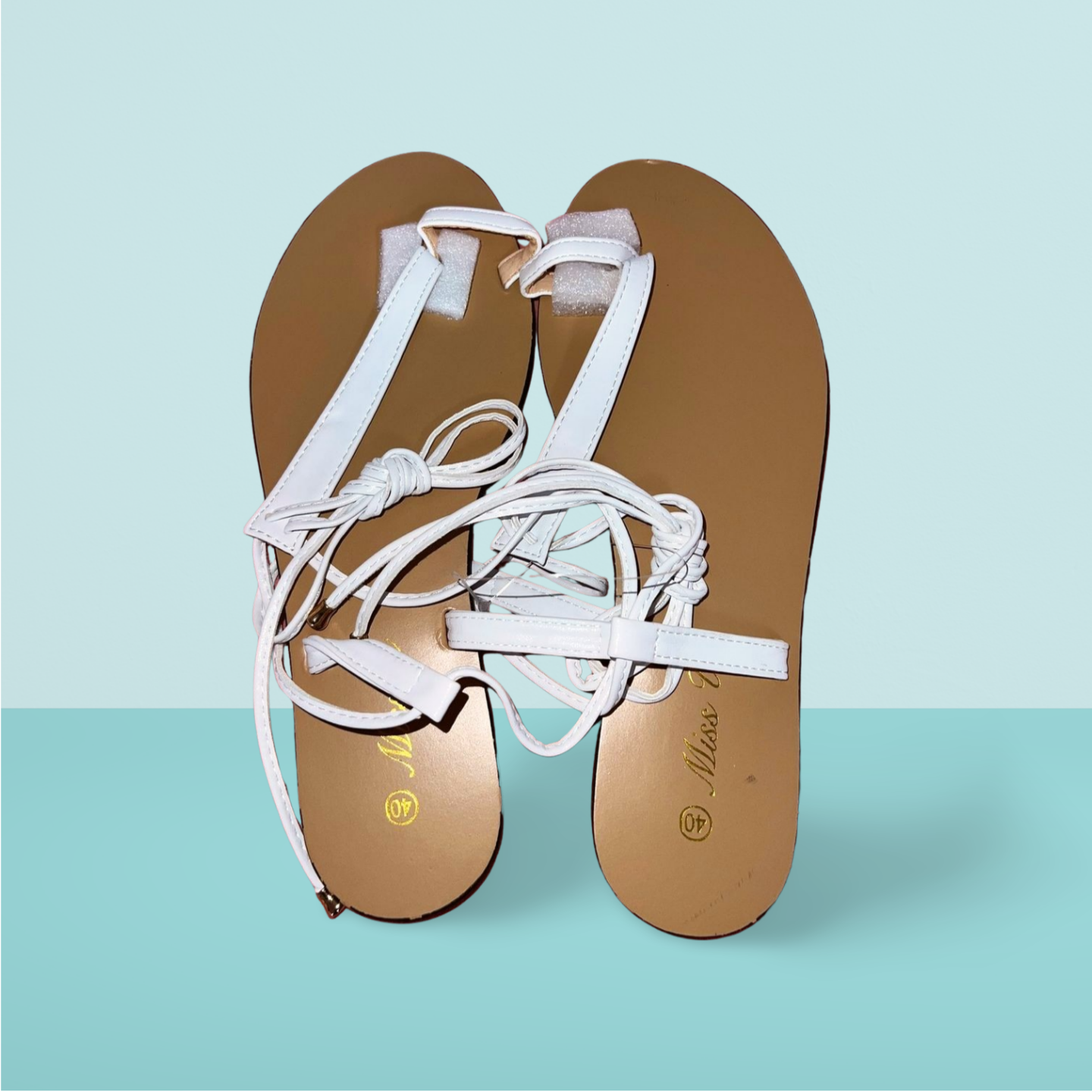 White Lady Bridget Kay Slippers