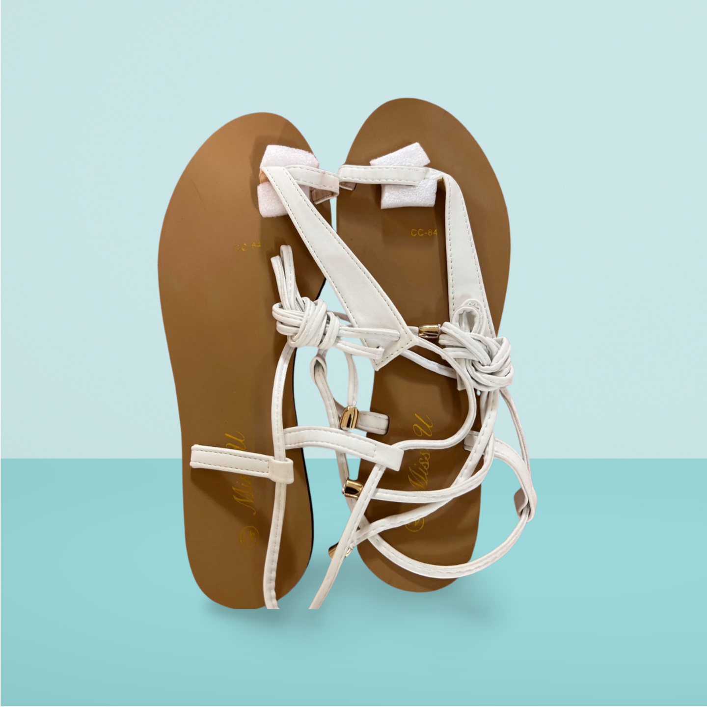 White Lady Bridget Kay Slippers