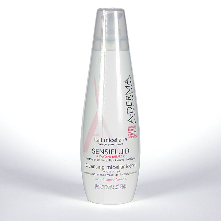 A-DERMA SENSIFLUID LECHE DESMAQUILLANTE. 400ml