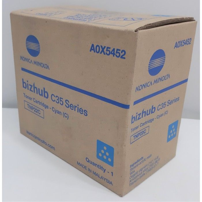 Toner original cyan Konica minolta Bizhub c35