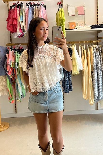 Lace Top White