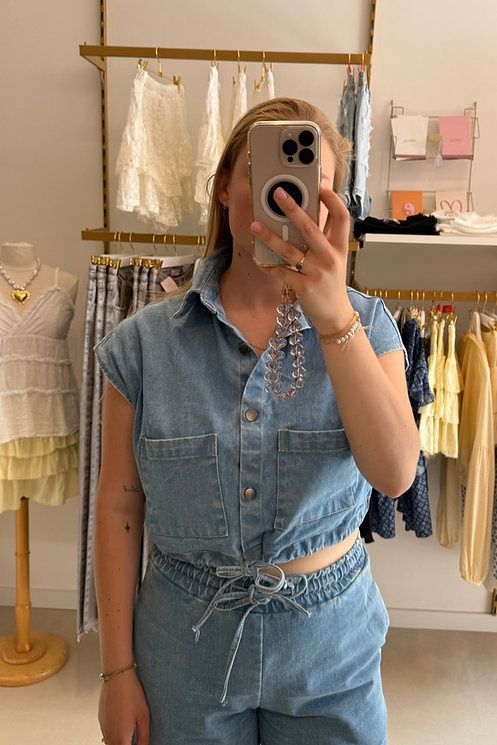 Denim Top