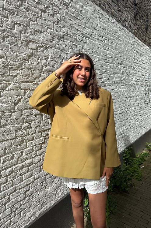 Linea Blazer Oker Geel