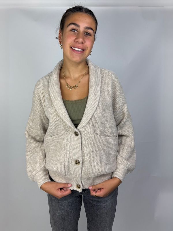 Beige Cozy Vest