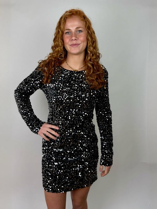 Pailletten Jurk Zilver