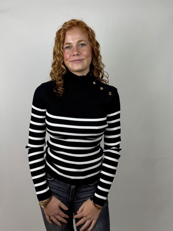 Zwarte Long Sleeve Top