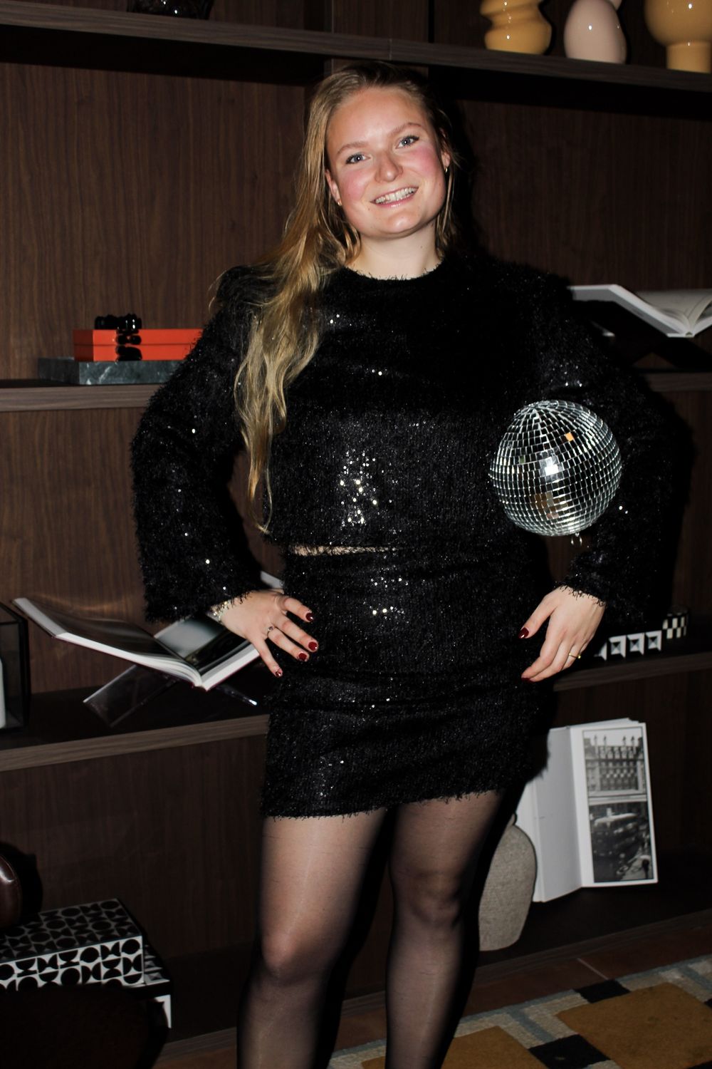 Festive Fringe Pailletten Rok