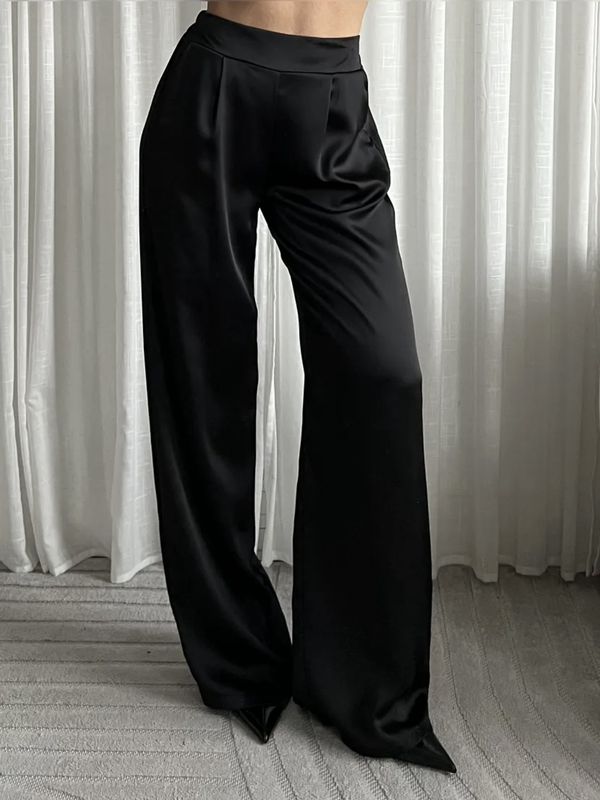 Satijn Look Pantalon