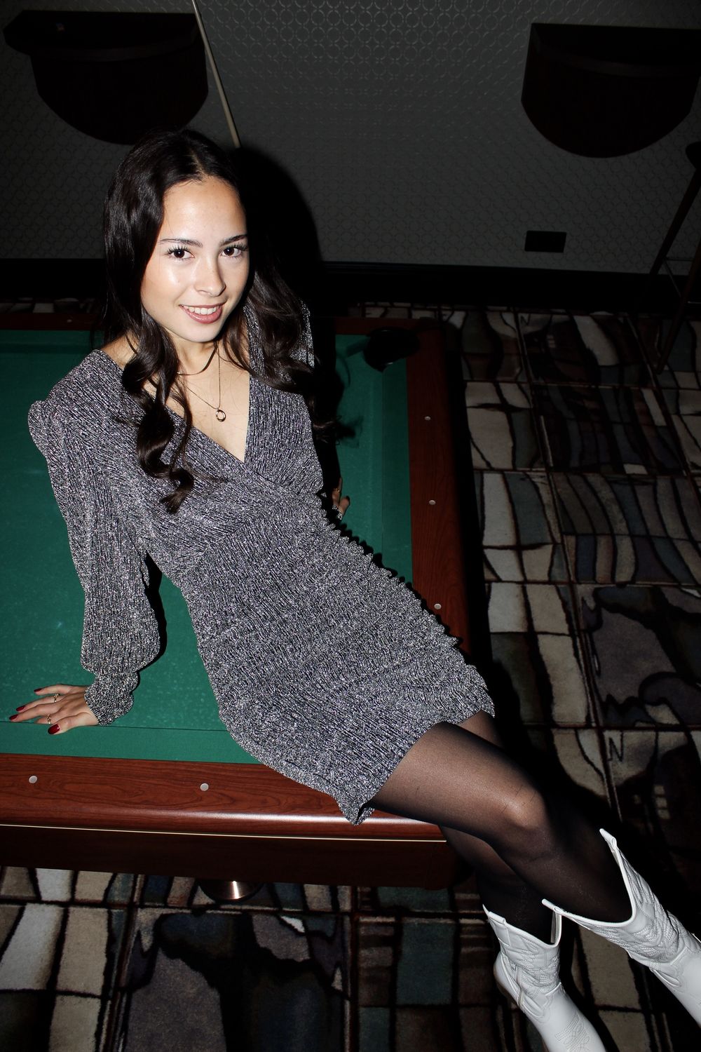 Silver December Dress