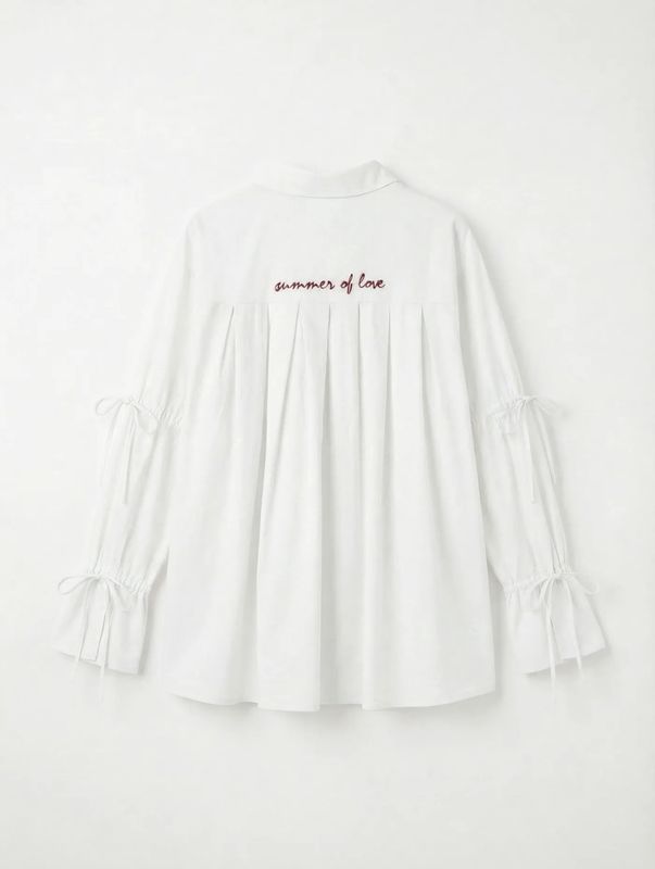 Witte Blouse ‘Summer of Love’