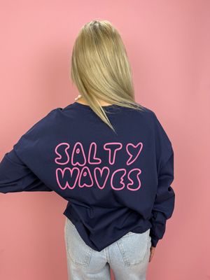 Long Sleeve Salty Waves