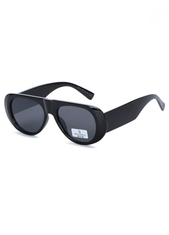 Zonnebril Round Black
