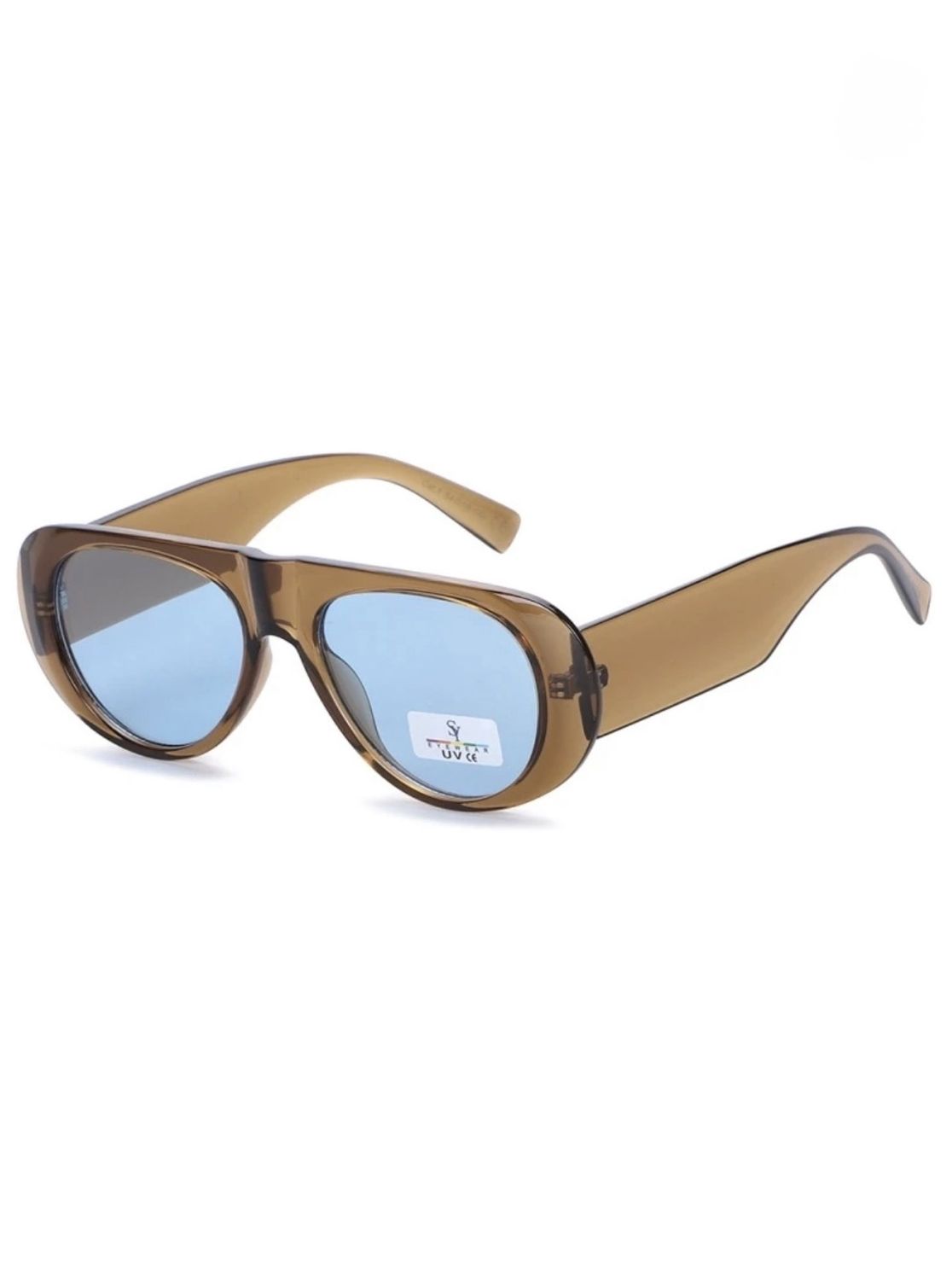 Zonnebril Round Blue