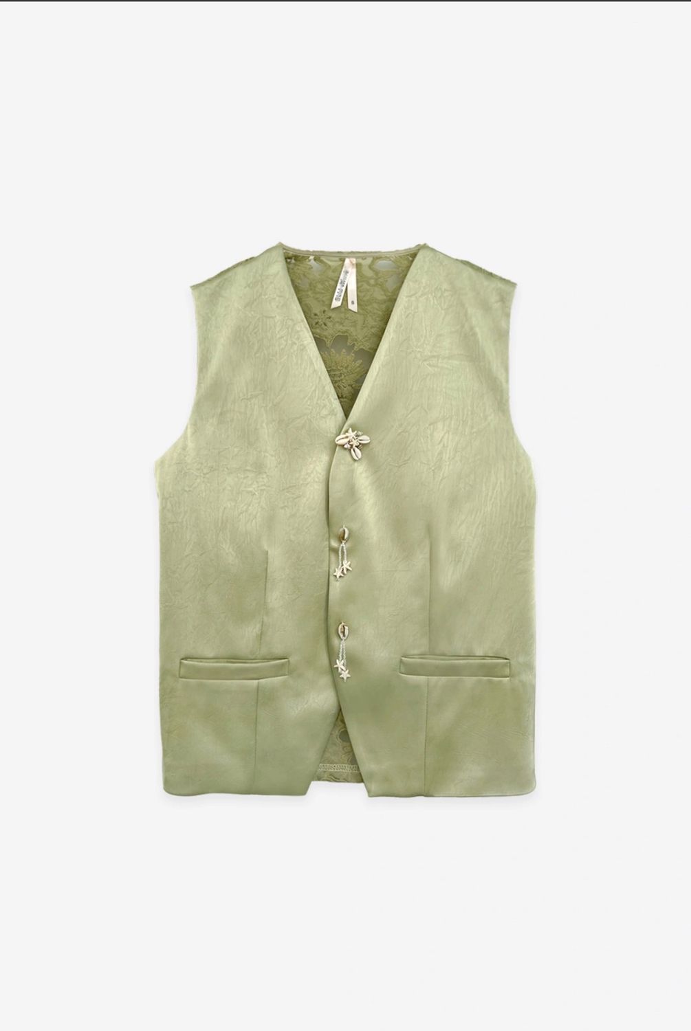 Boho Chic Satin Gilet