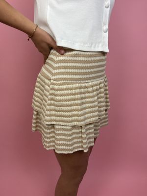 Crochet Skort Beige