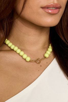 Ketting Groene Kralen