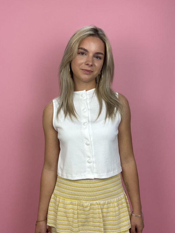Button Tank Top