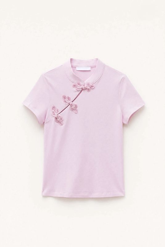 Aziatisch Geïnspireerd Slim Fit Shirt
